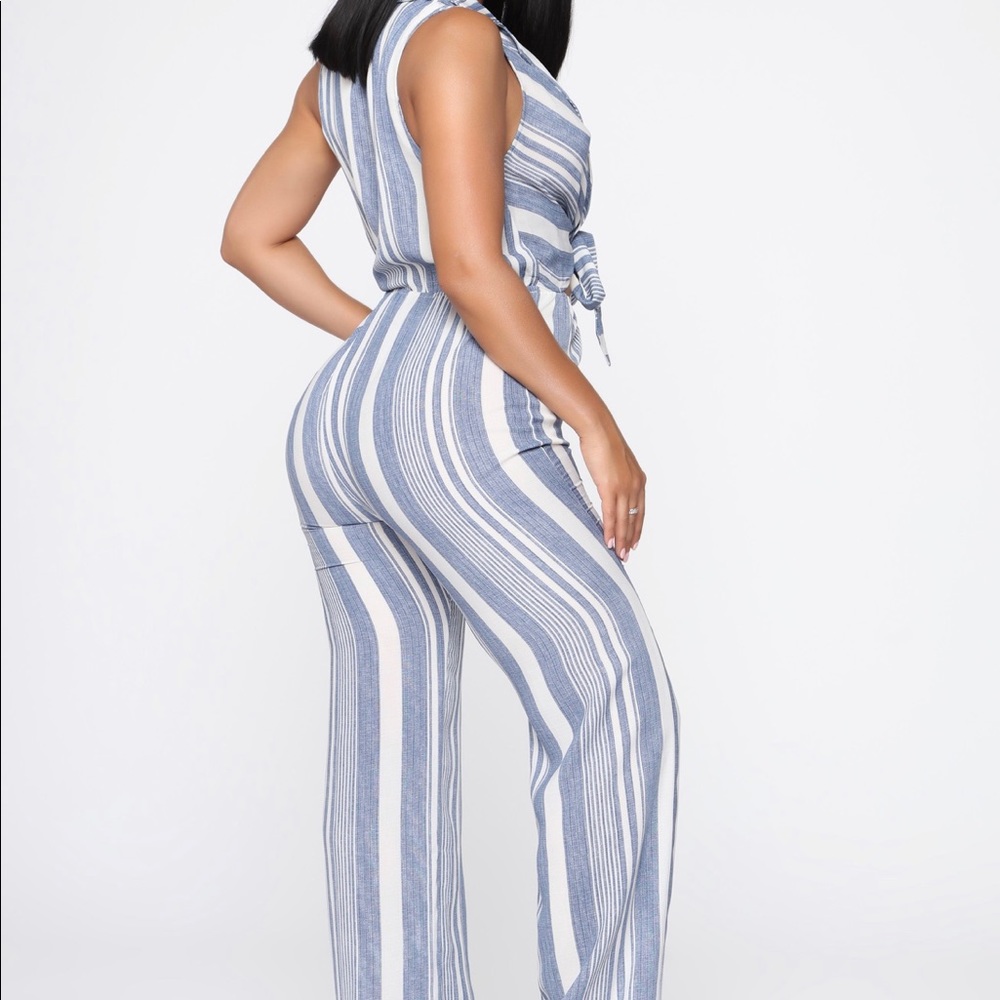 Stripe Jumpsuit
